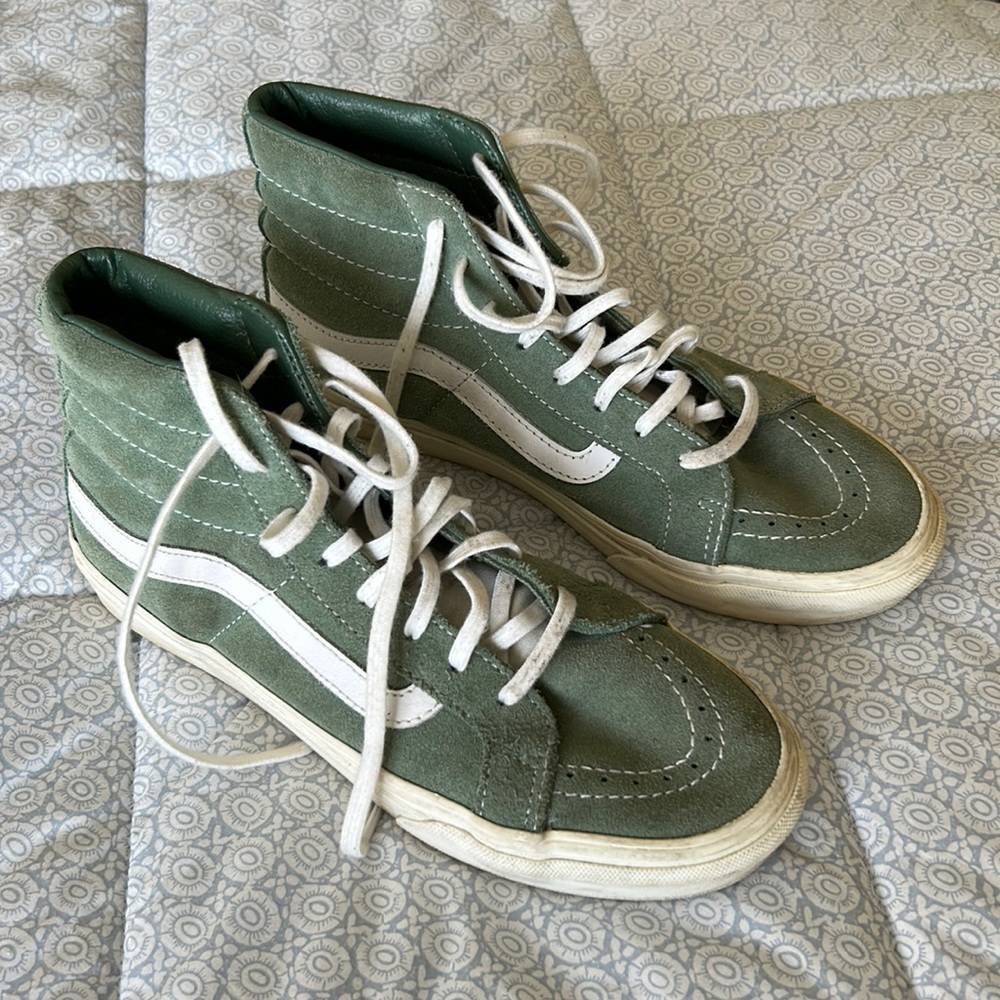 Green vans high tops